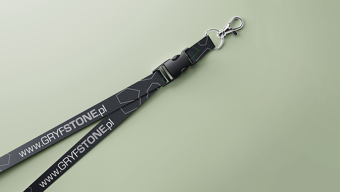 Smycz z nadrukiem Gryfstone - Dankom